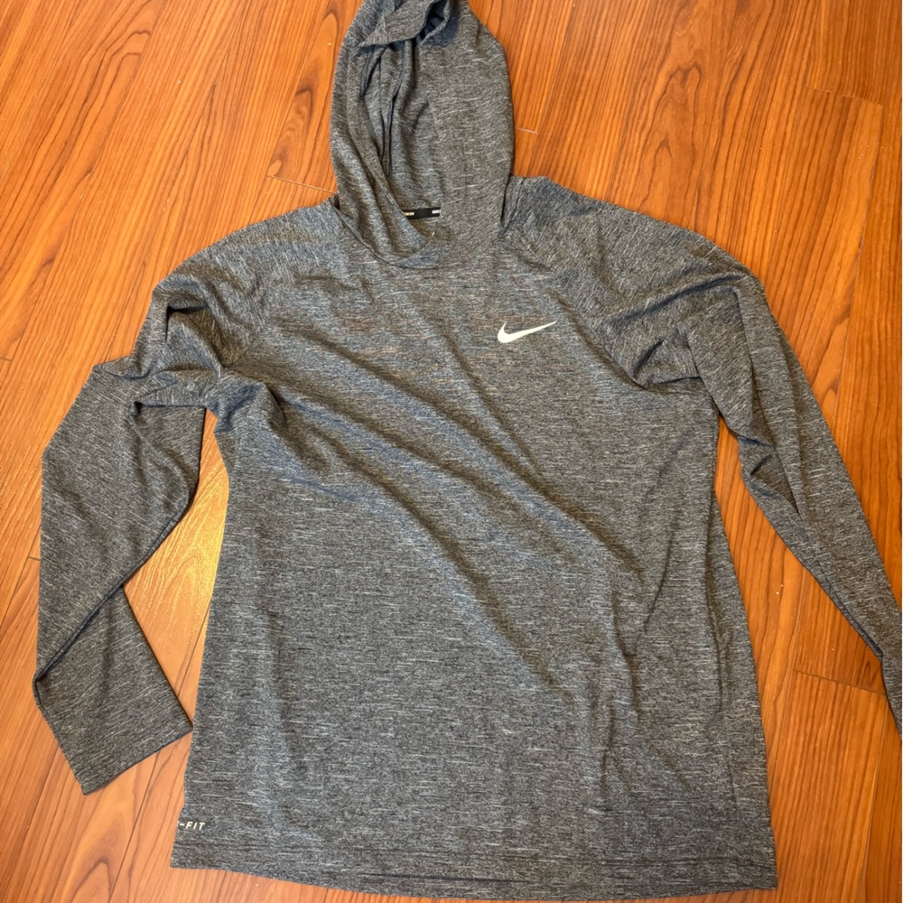 Nike Dri-FIT Gray Athletic Hoodie